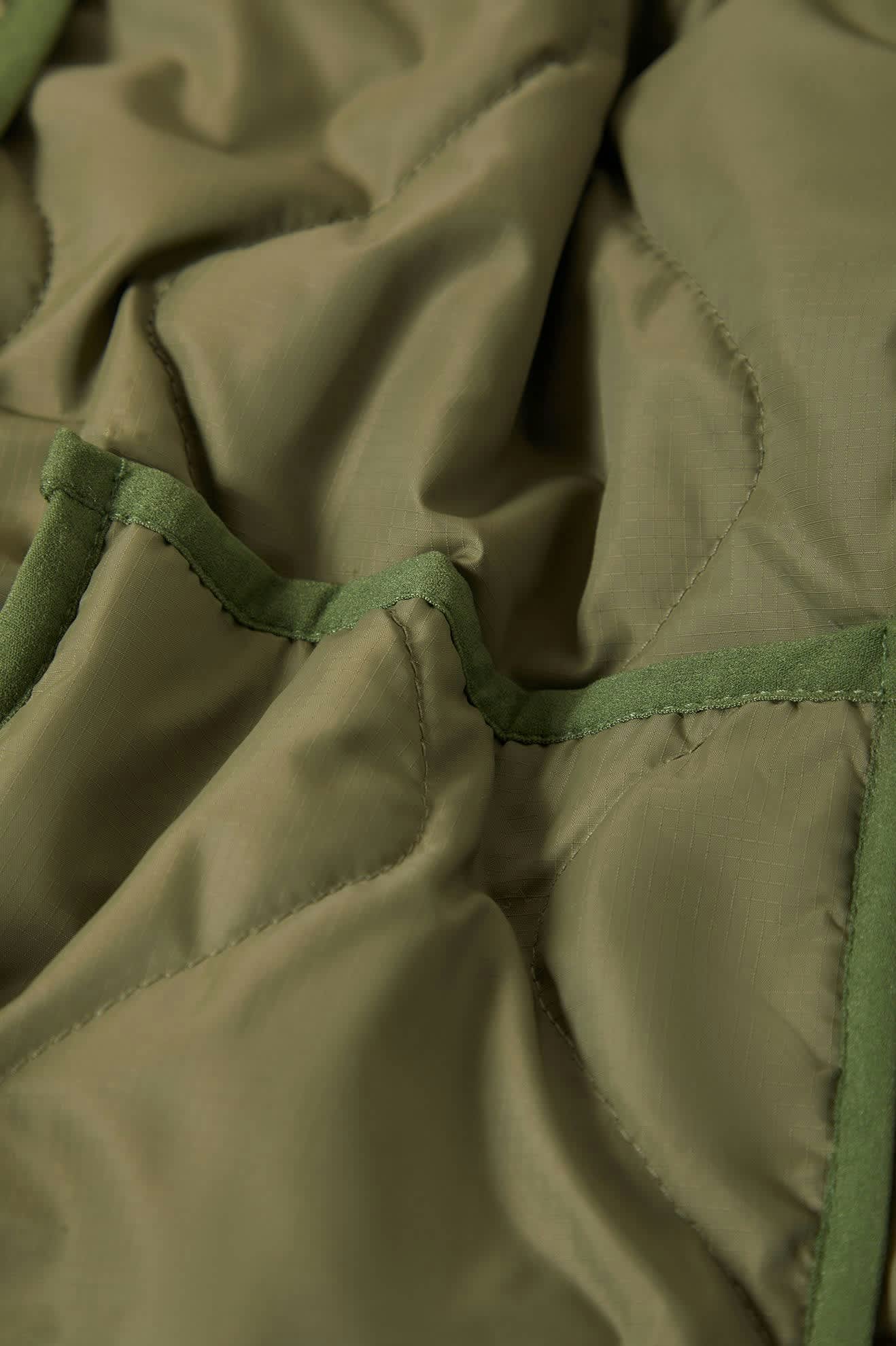 Delilah Quilted Jacket - Olive Surplus