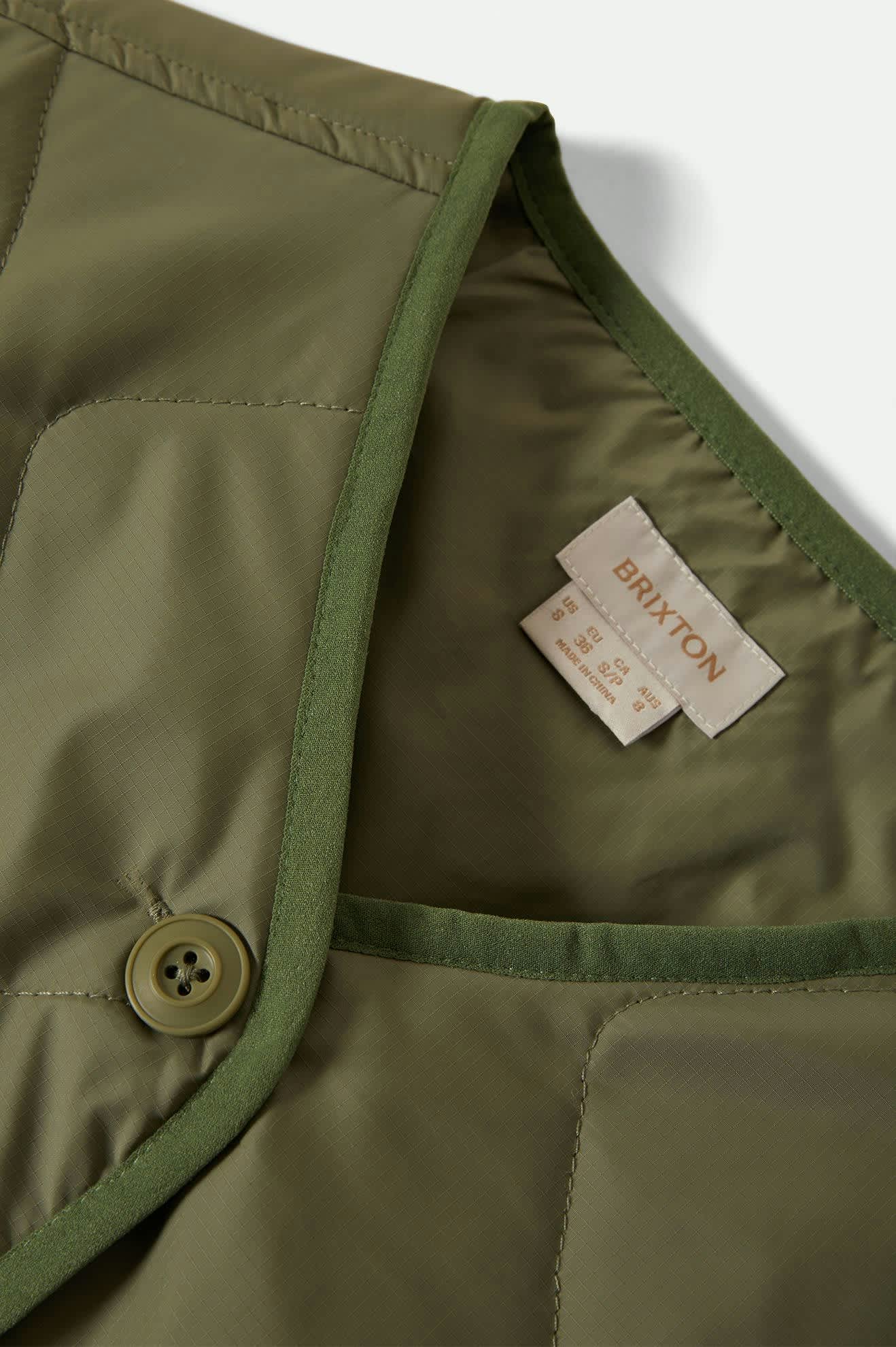 Delilah Quilted Jacket - Olive Surplus