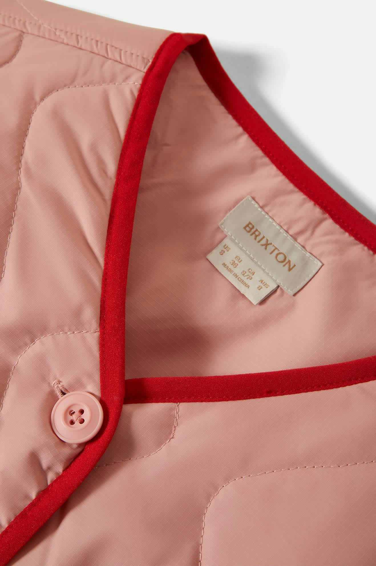 Delilah Quilted Jacket - Mellow Rose