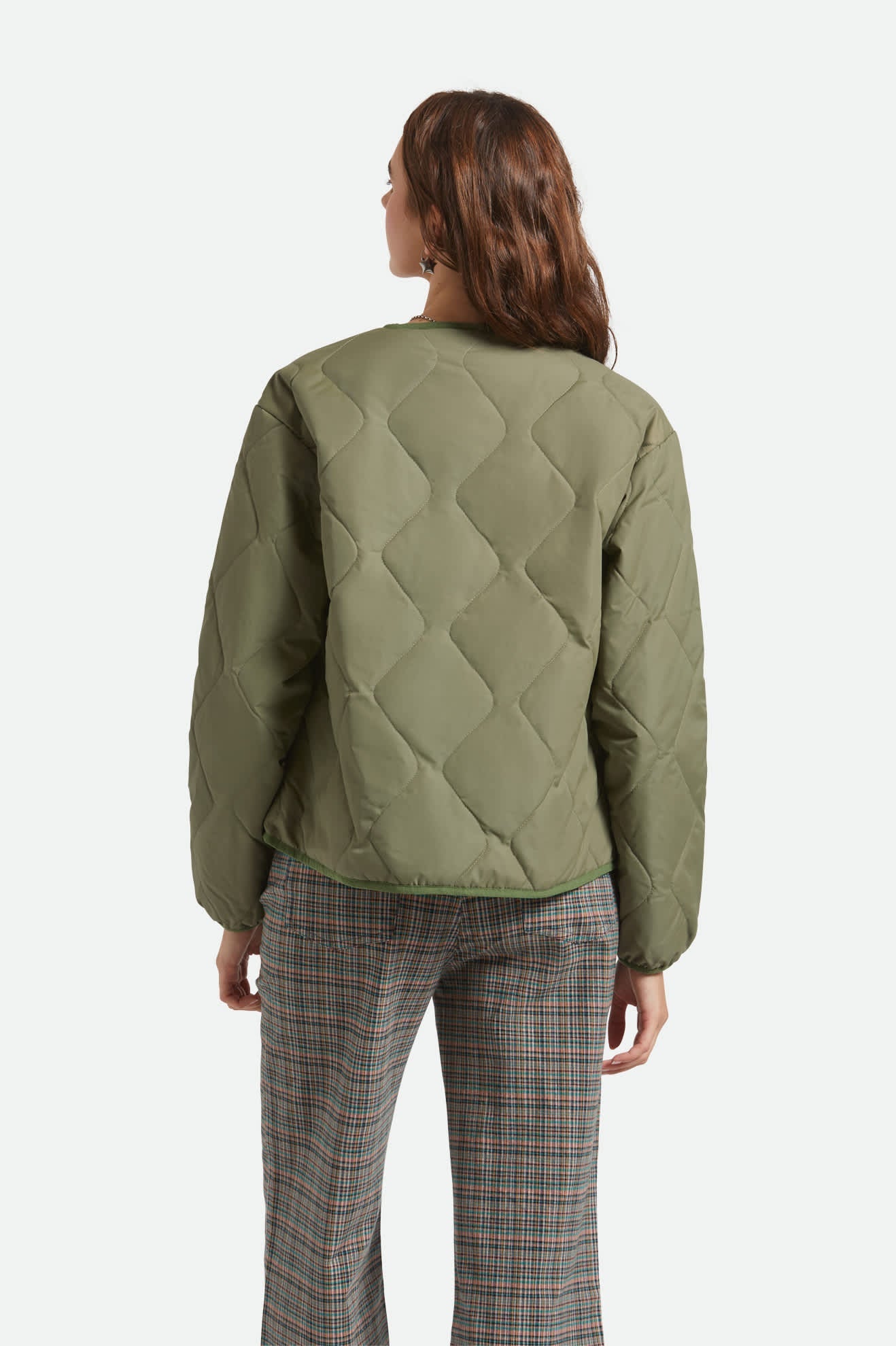 Delilah Quilted Jacket - Olive Surplus