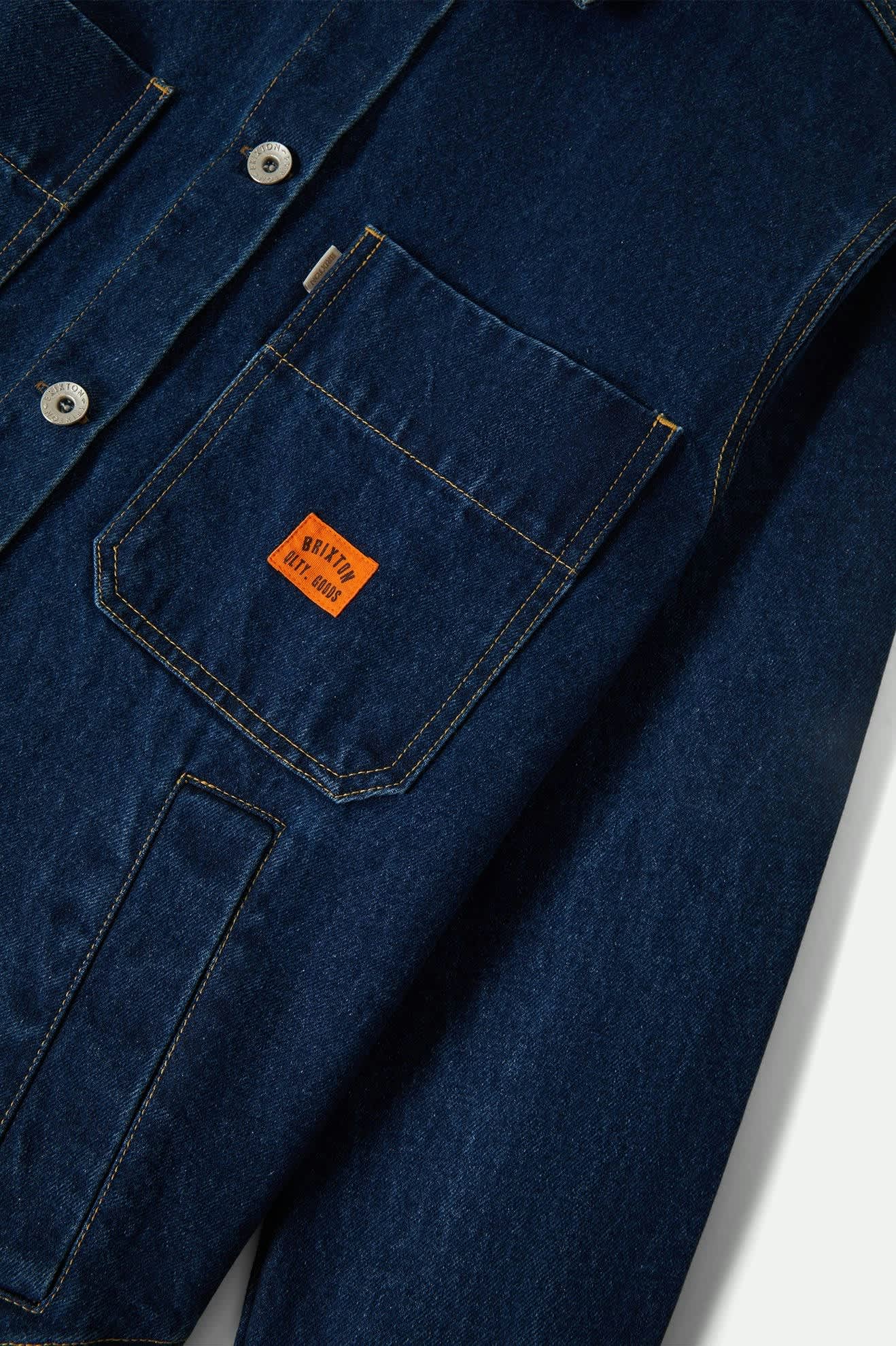 Durham Shirt Jacket - Rinse Denim