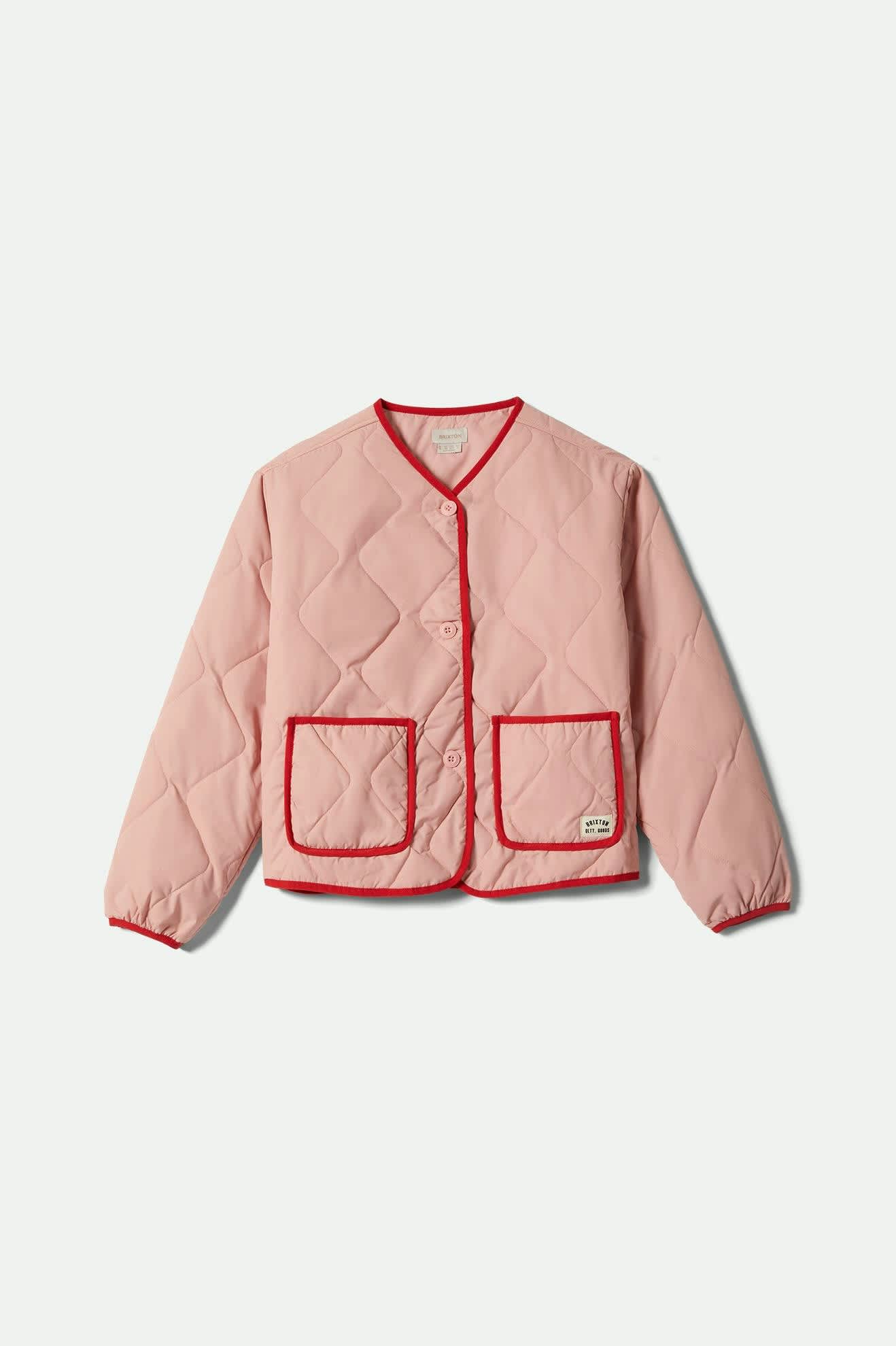 Delilah Quilted Jacket - Mellow Rose