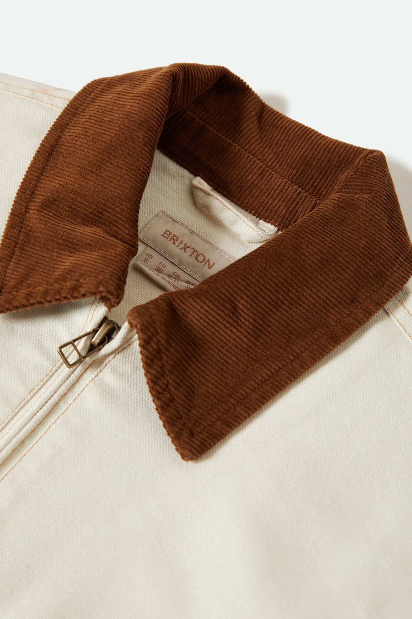 Mechanics Women's Garage Zip Jacket - Egret White