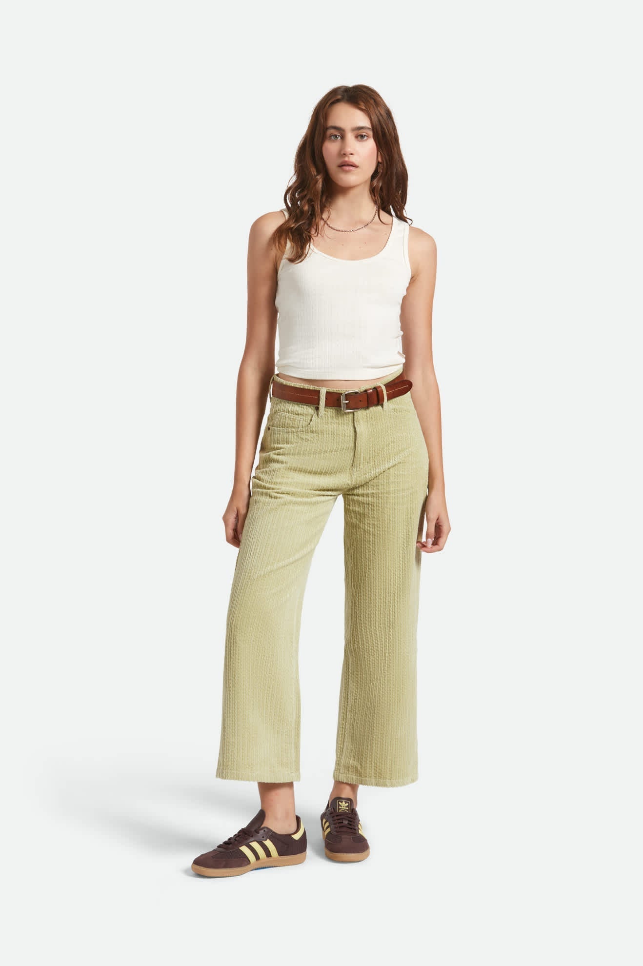 Margo Cropped 5-Pocket Pant - Elm