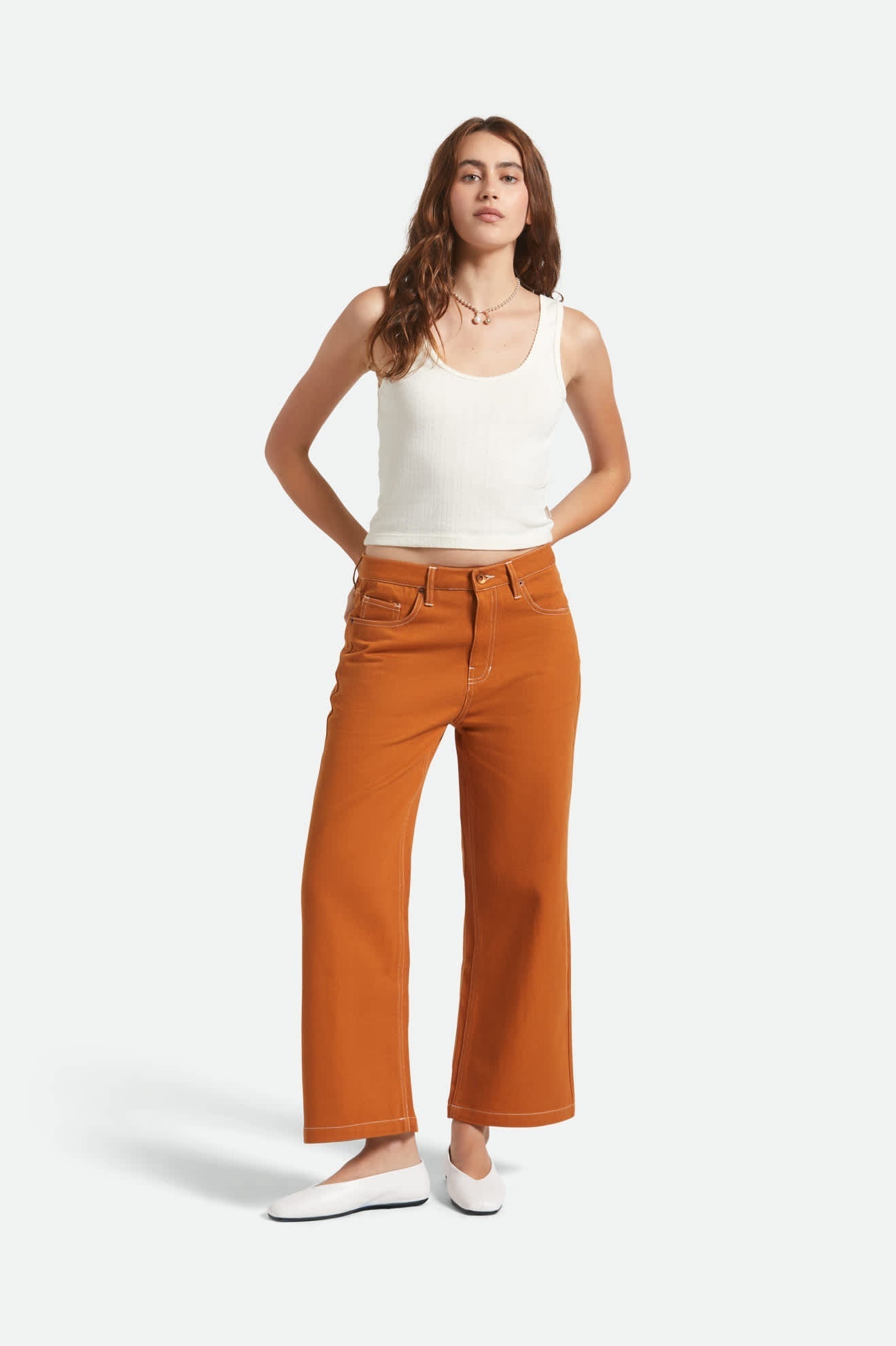 Margo Cropped 5-Pocket Pant - Rustic Caramel