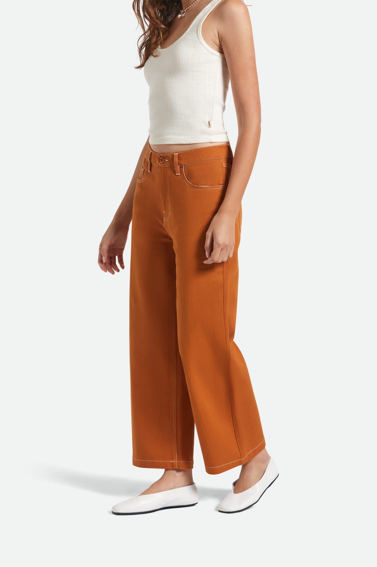 Margo Cropped 5-Pocket Pant - Rustic Caramel