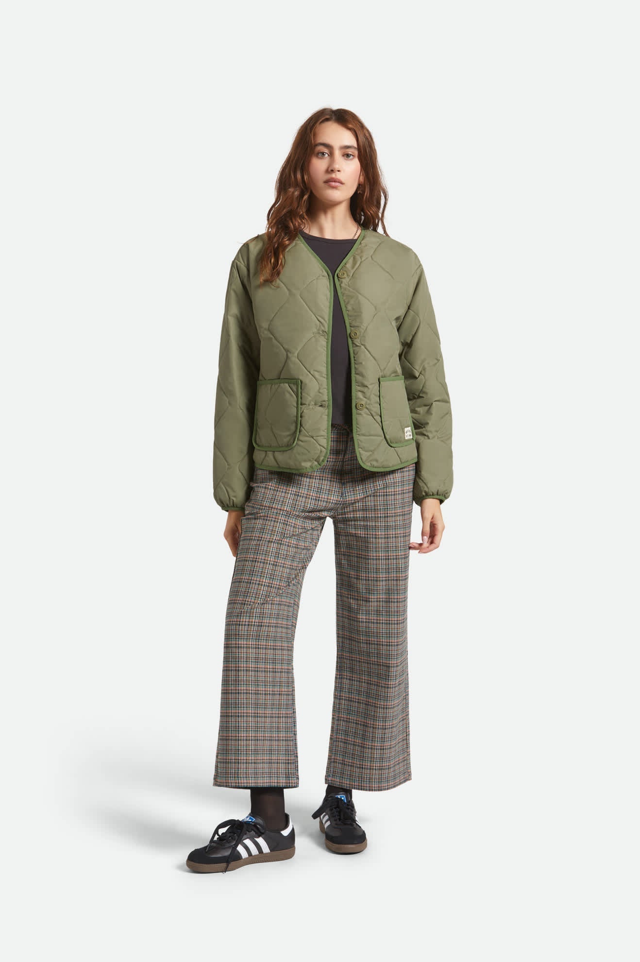 Delilah Quilted Jacket - Olive Surplus