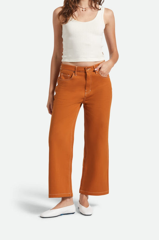 Margo Cropped 5-Pocket Pant - Rustic Caramel